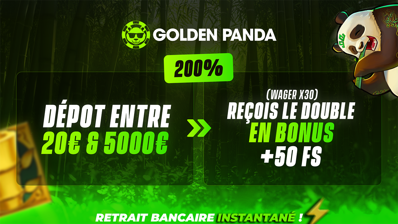 Promotion GOLDEN PANDA